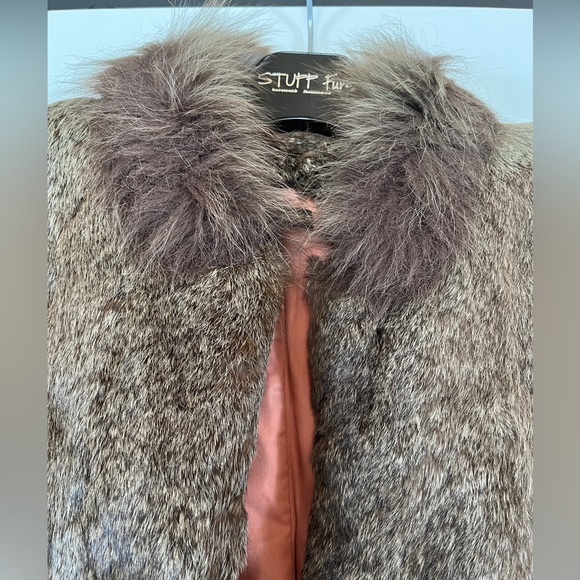 Vintage rabbit fur coat - Picture 5 of 8